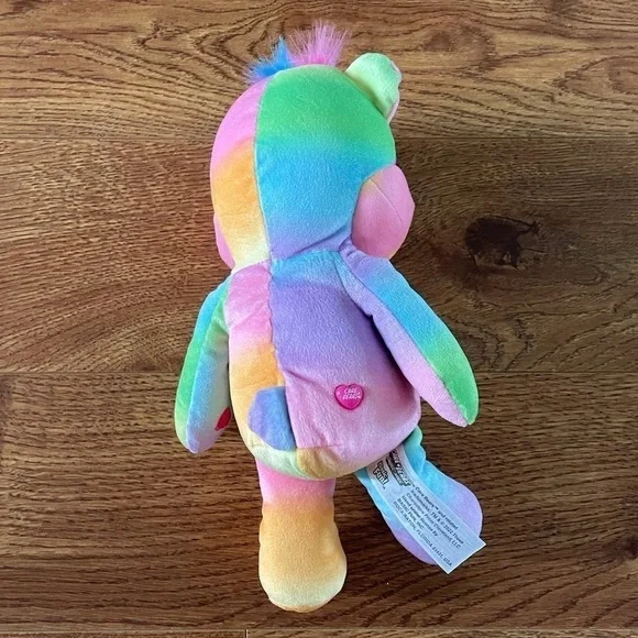 Care Bears plush figure rainbow tie dye heart bear - Picture 2 of 4